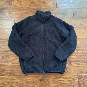 Uniqlo fleece zip up jacket